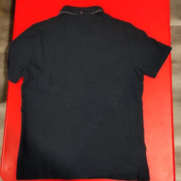 Guide London 1/4 button up polo shirt navy blue men's size 2XL - Picture 5 of 6